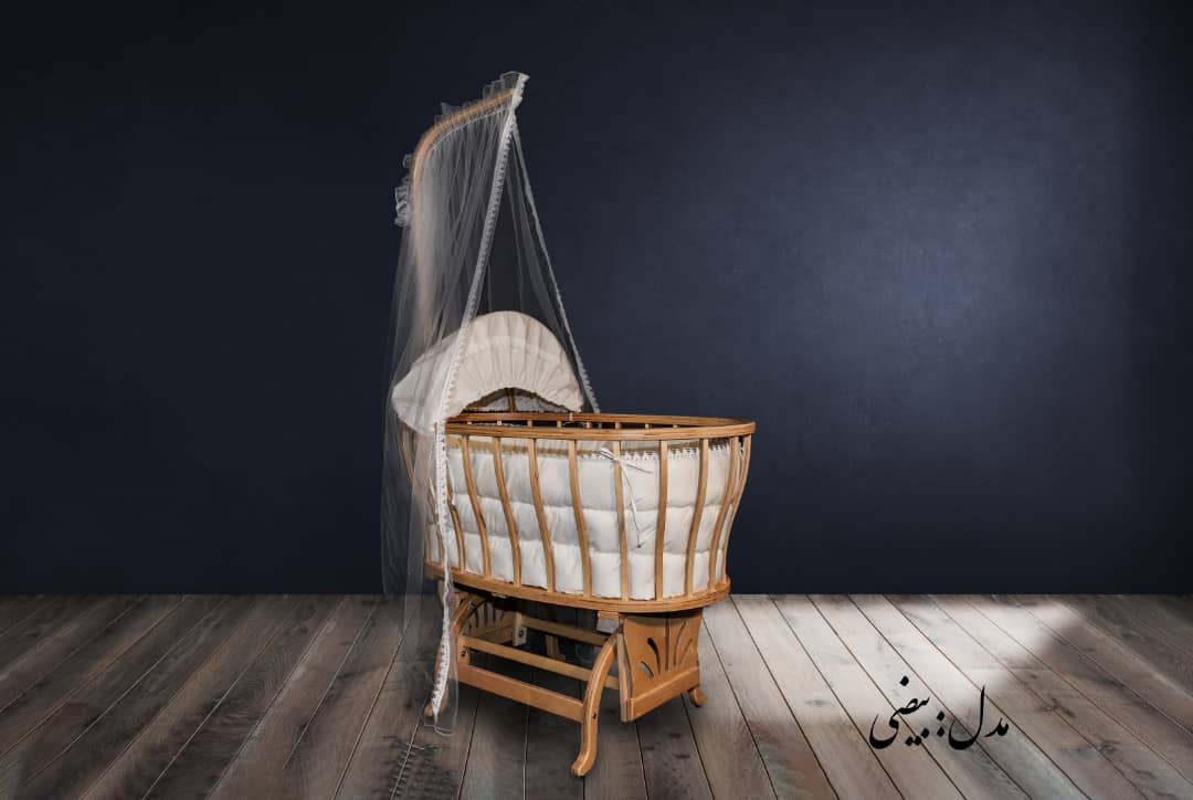 گهواره بیضی (قهوه ای روشن)