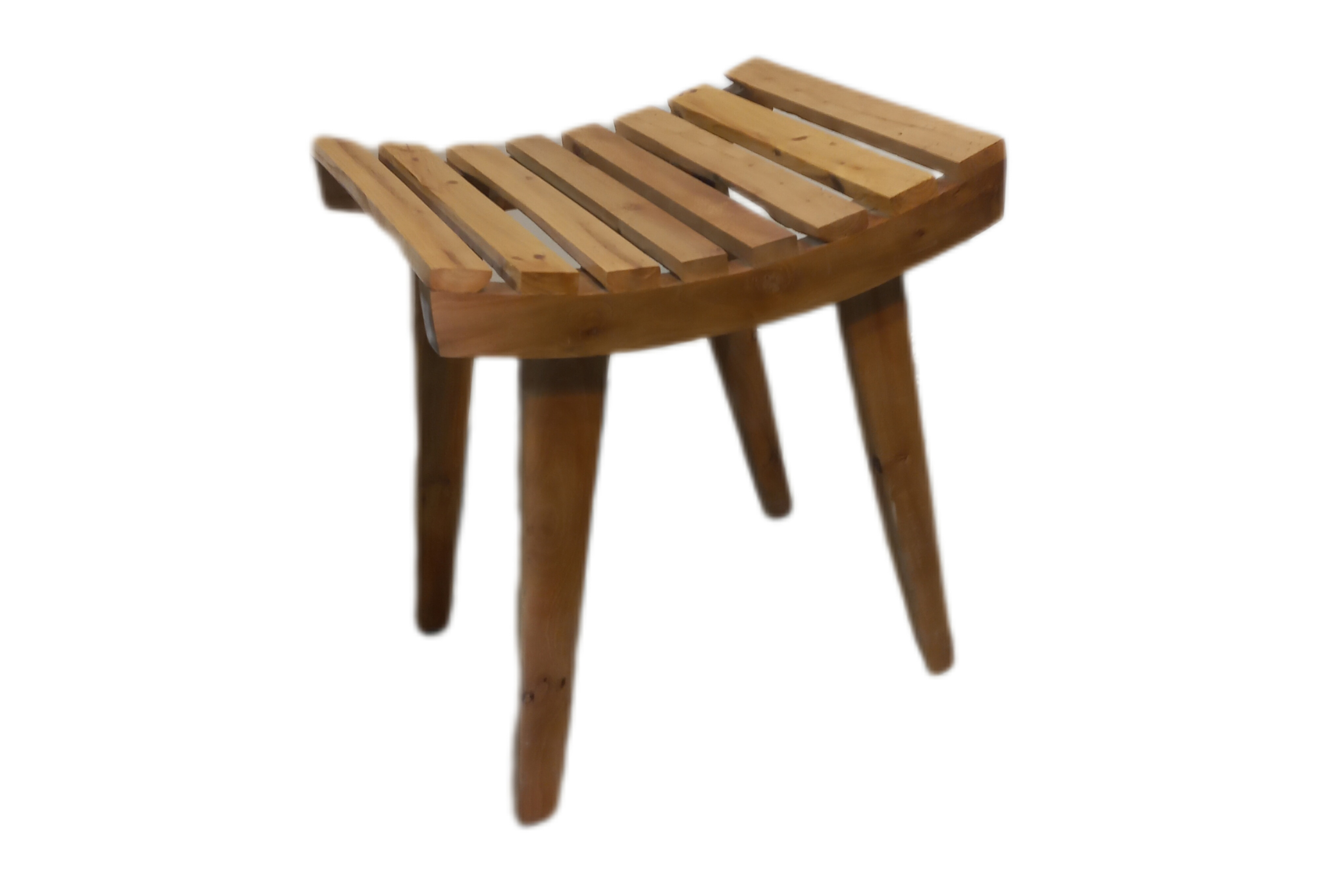 صندلی نشیمن تمام چوبی خمیده ۴پایه